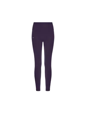 Women's Plant-Stretch Compressive Leggings—Blackberry Purple