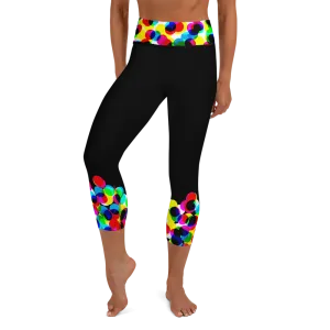 Women's Yoga Capri Tights - CMYK