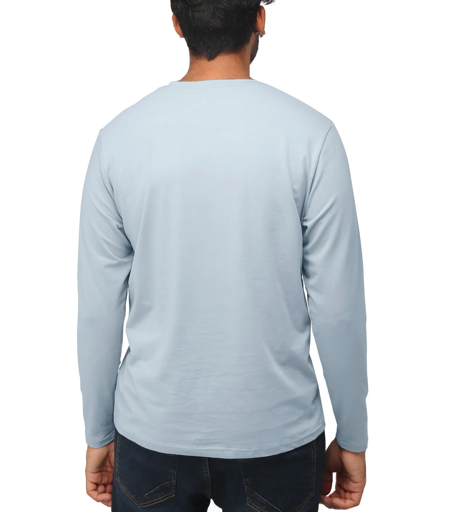X RAY Men's Long Sleeve Henley Shirt