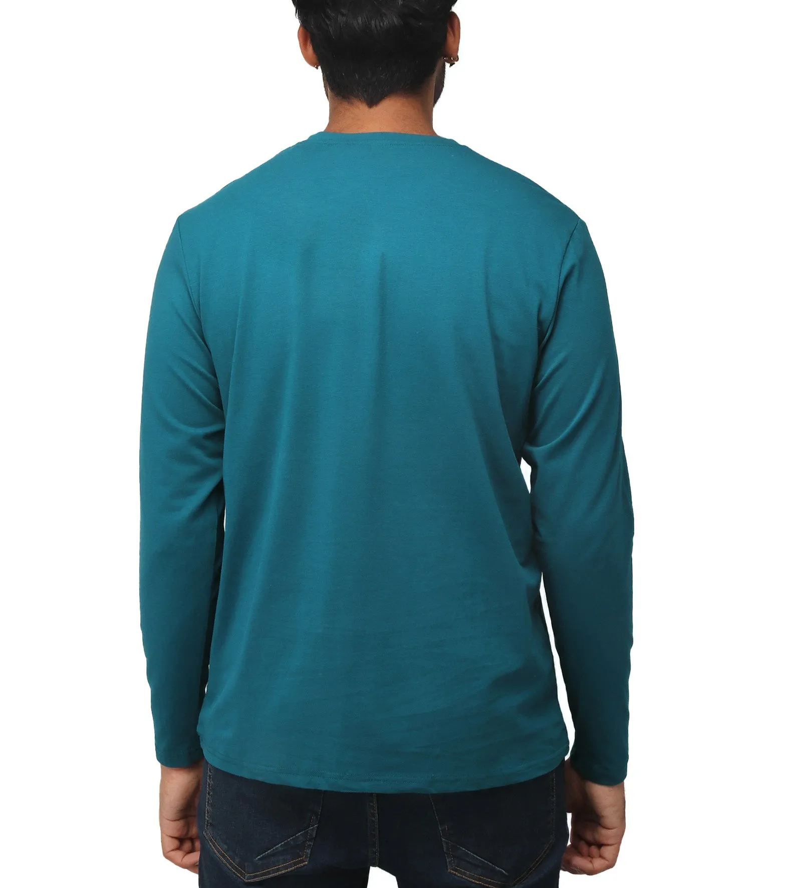 X RAY Men's Long Sleeve Henley Shirt