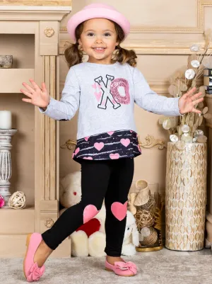 XO Sparkle Legging Set