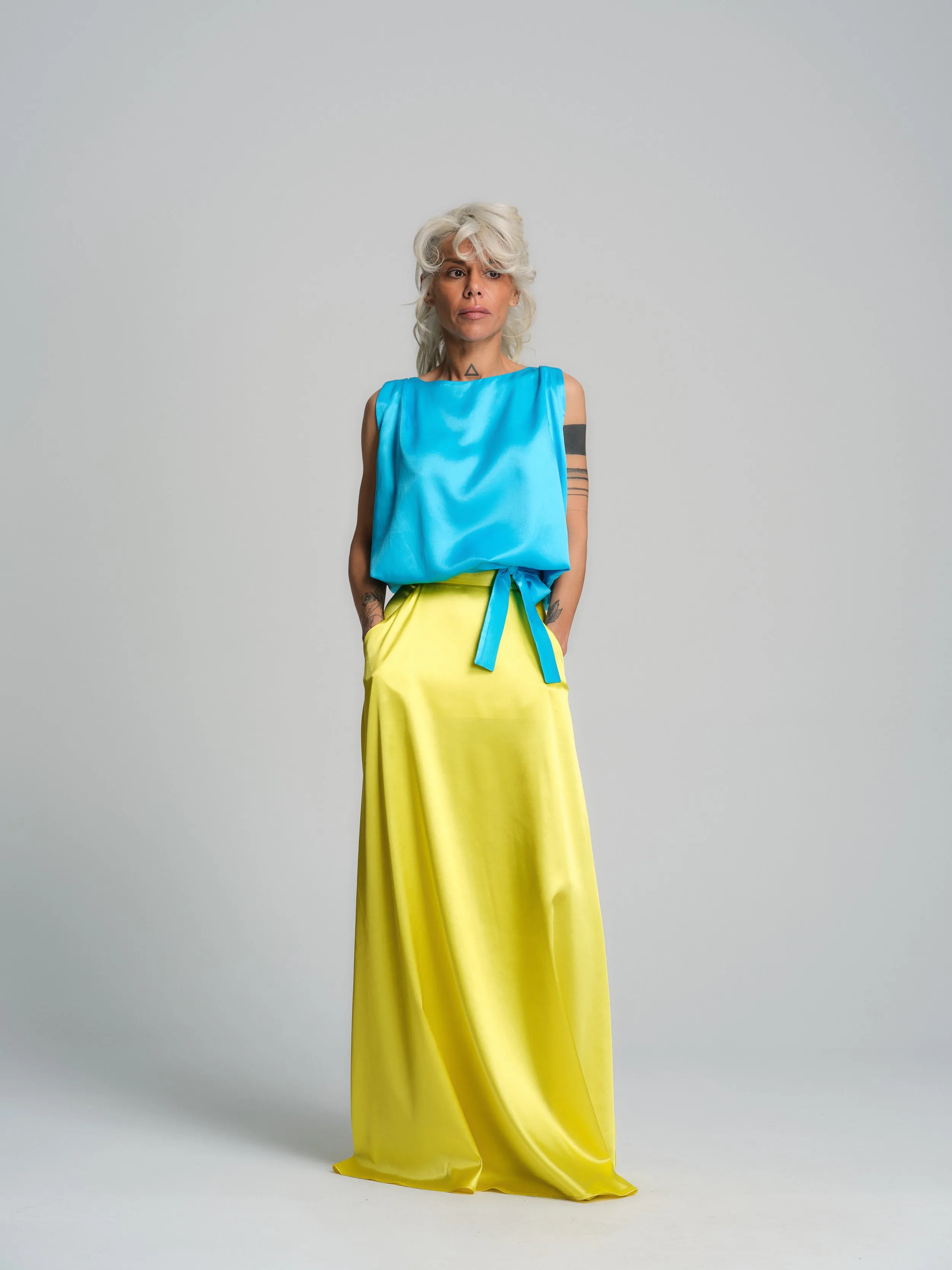 Yellow Maxi Skirt