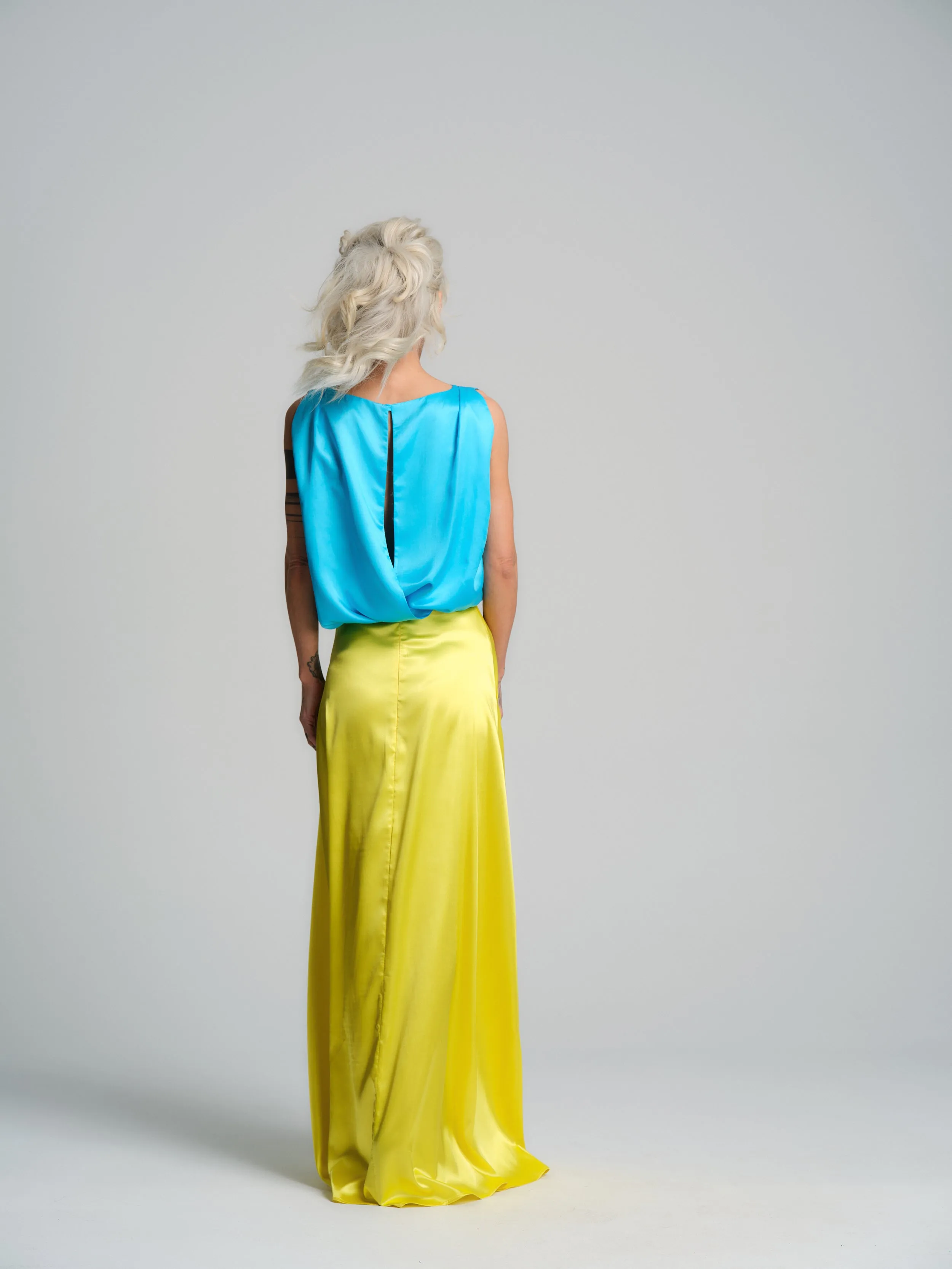 Yellow Maxi Skirt