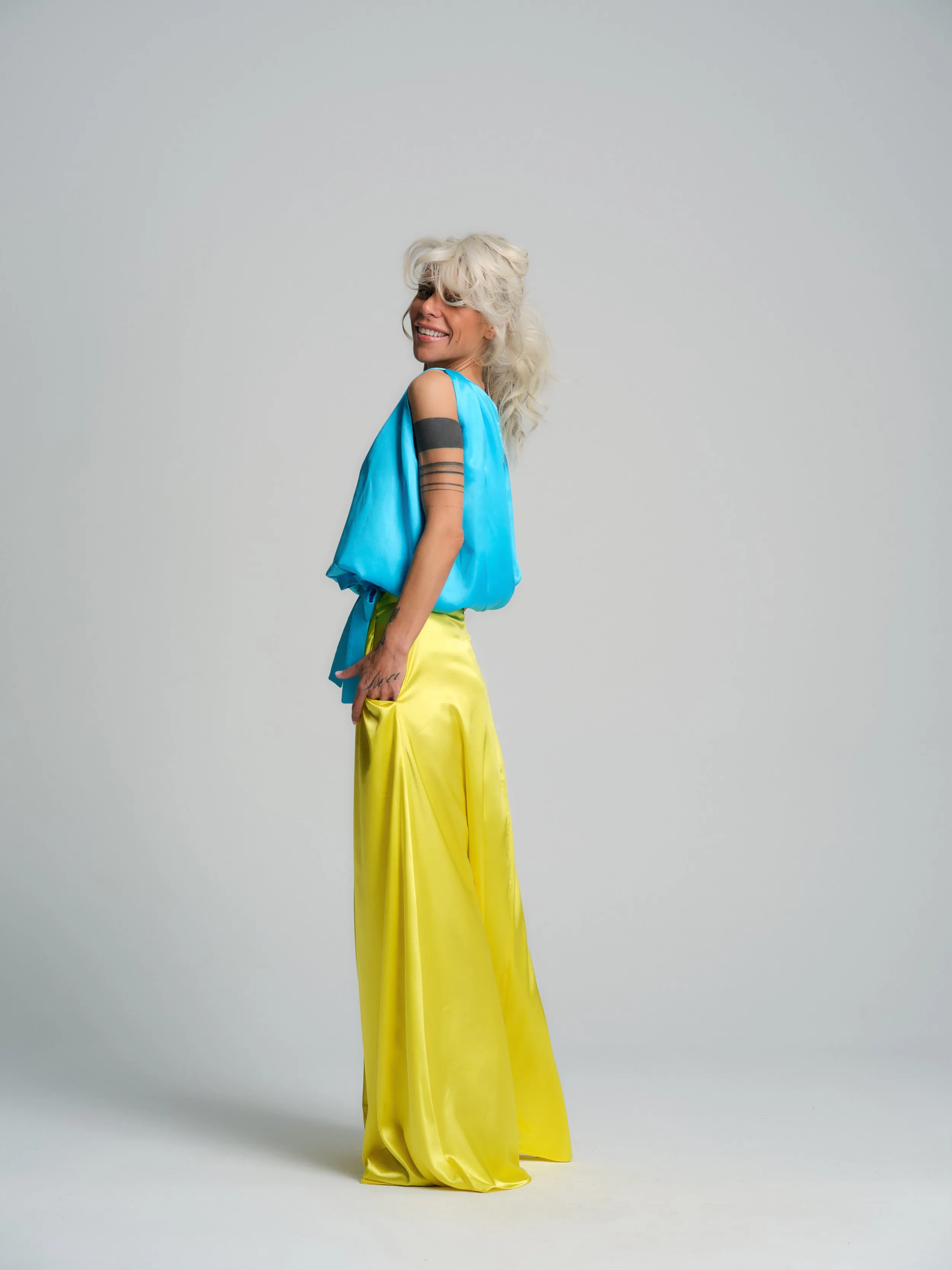 Yellow Maxi Skirt