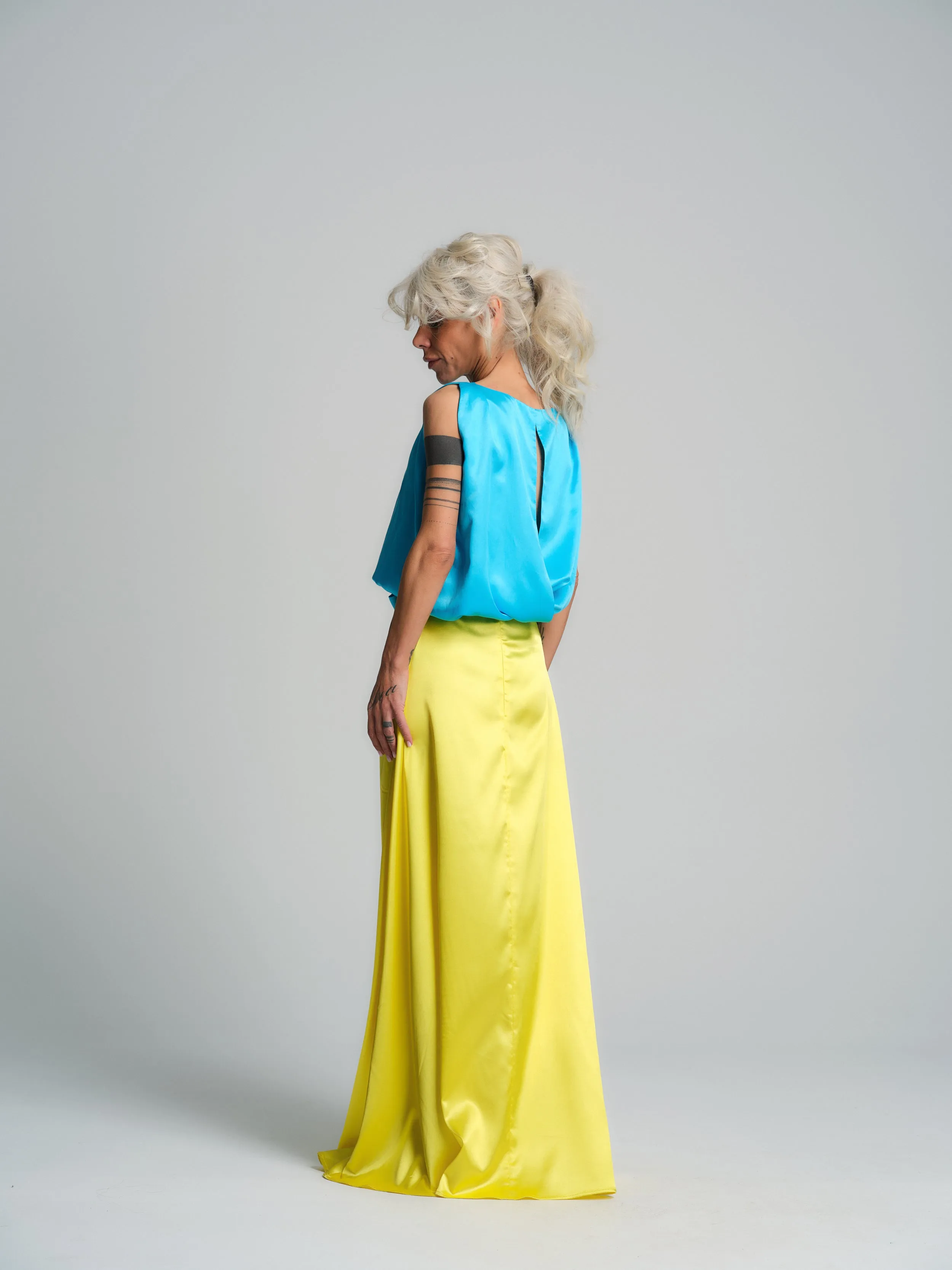 Yellow Maxi Skirt