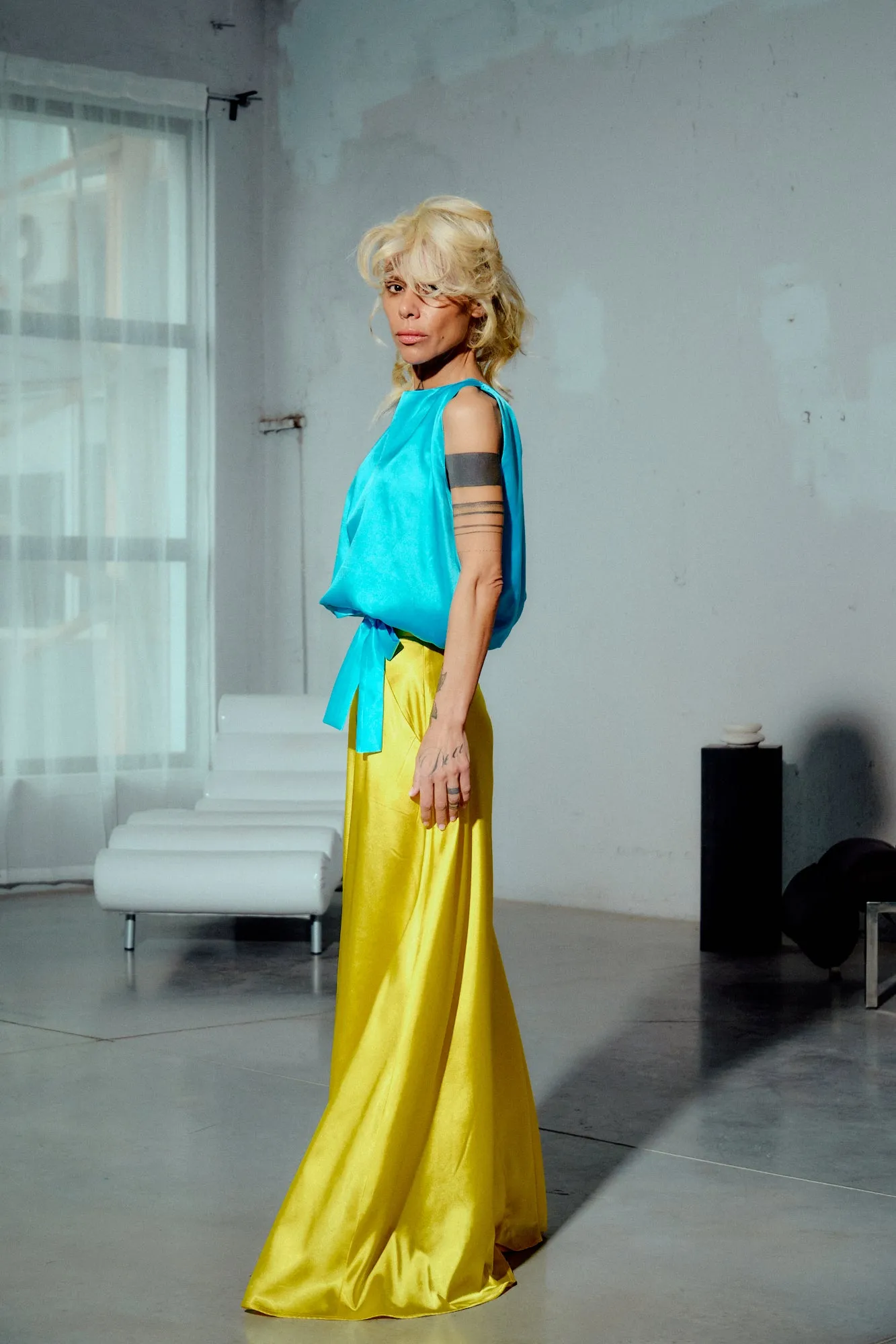 Yellow Maxi Skirt