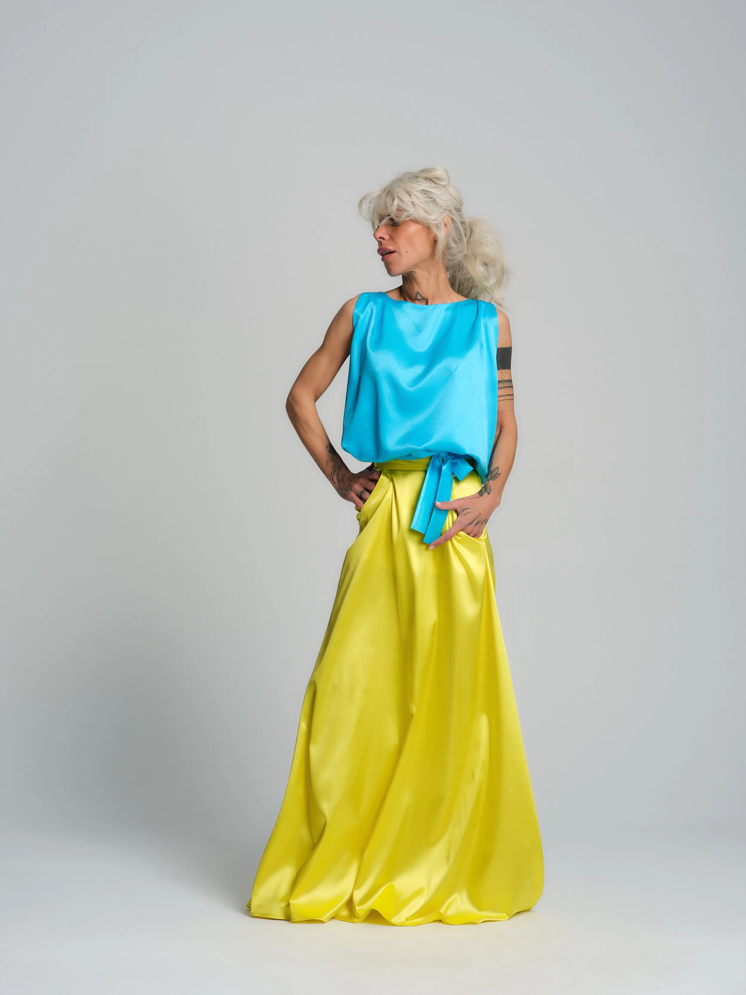 Yellow Maxi Skirt
