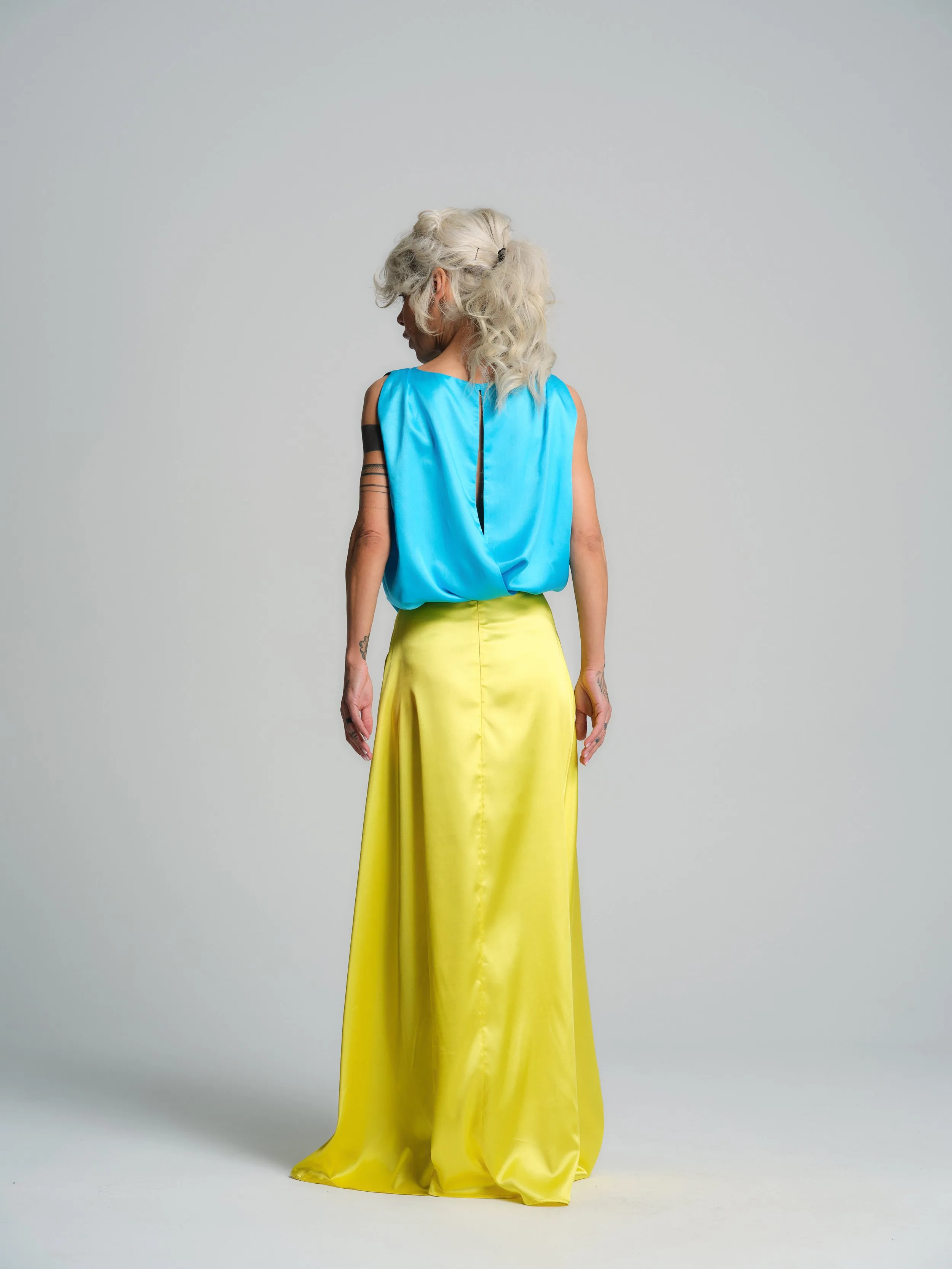Yellow Maxi Skirt