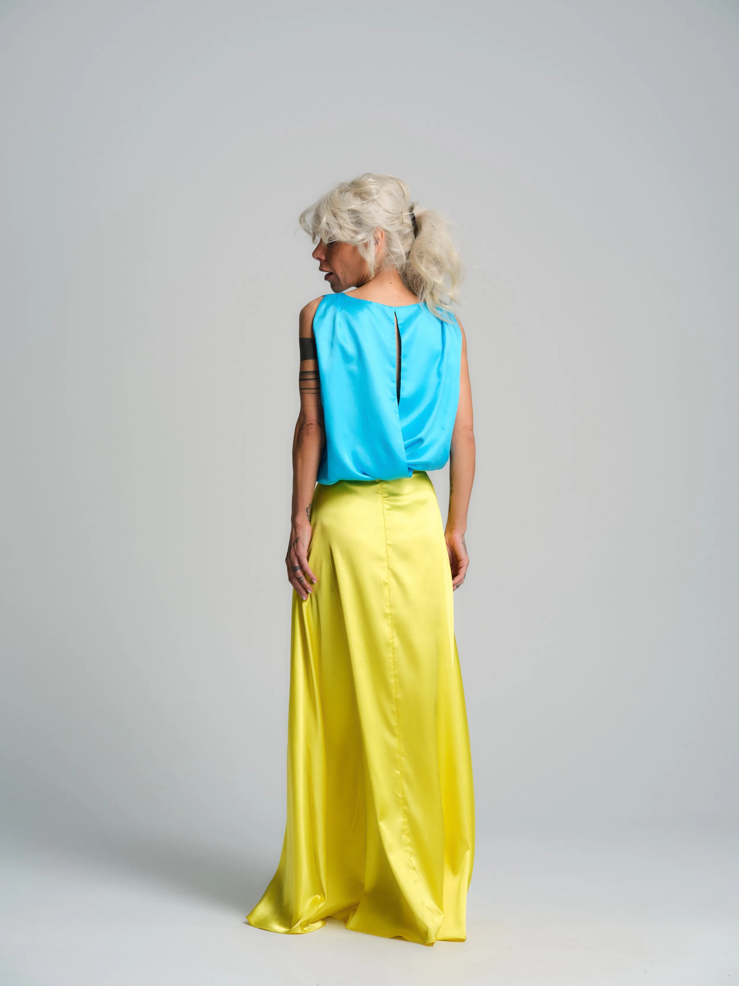 Yellow Maxi Skirt