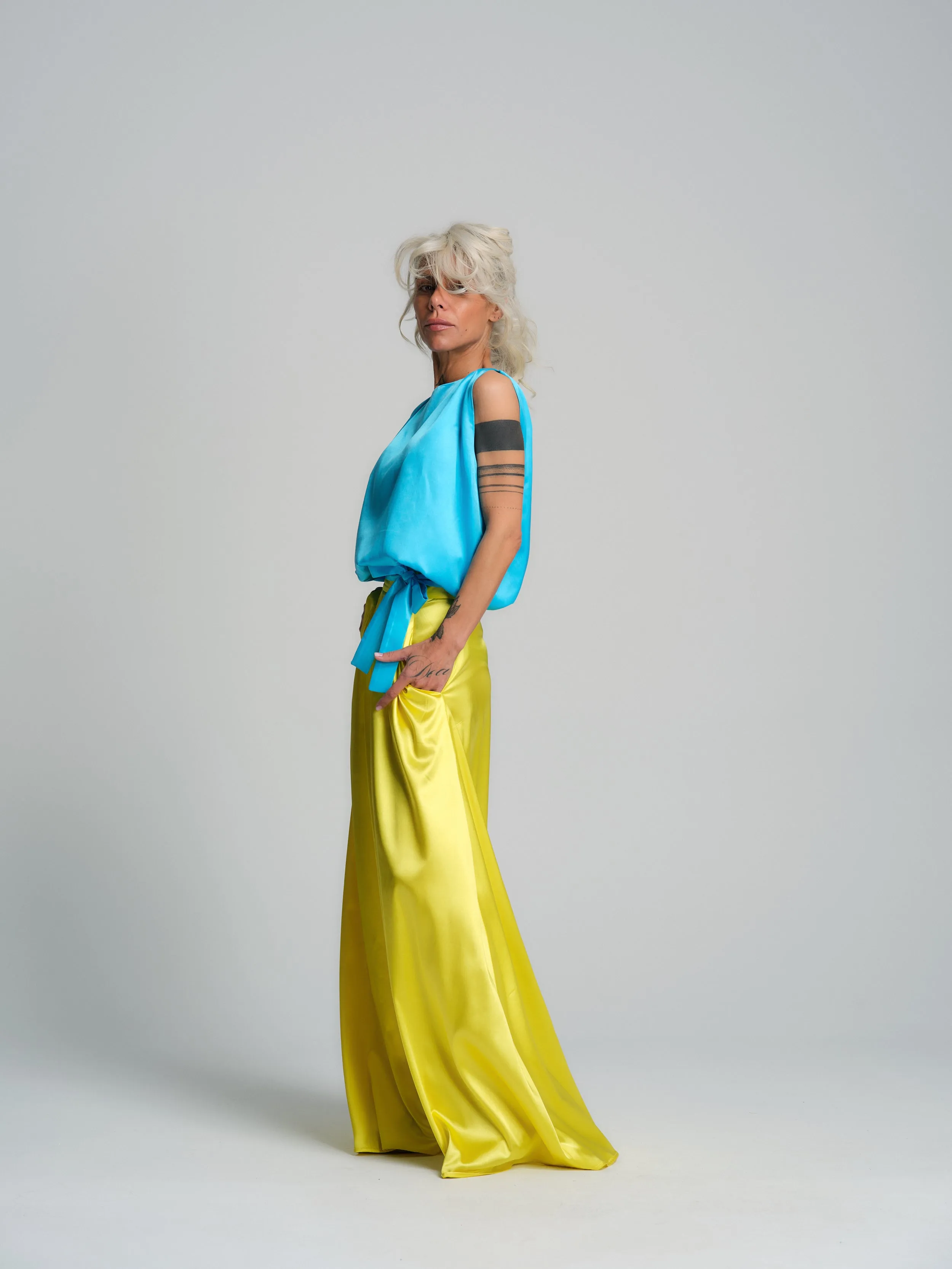 Yellow Maxi Skirt