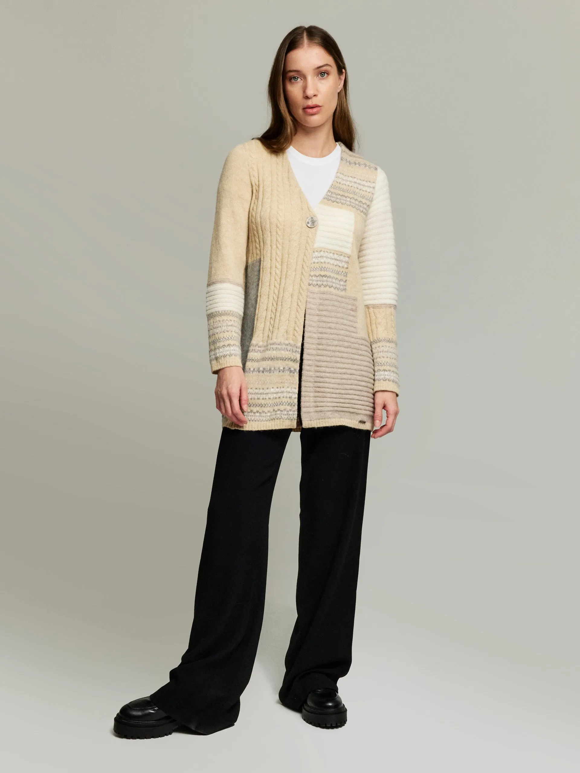 Ysadora Cardigan Baby Alpaca Color Beige