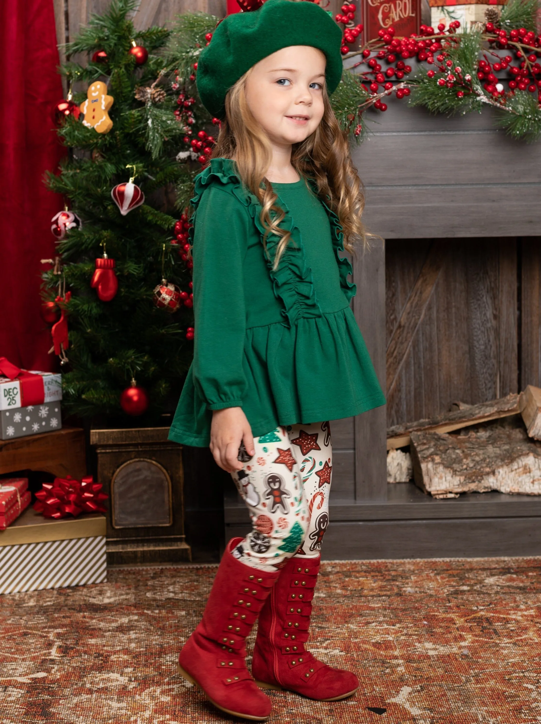 Yule Be Splendid Festive Legging Set