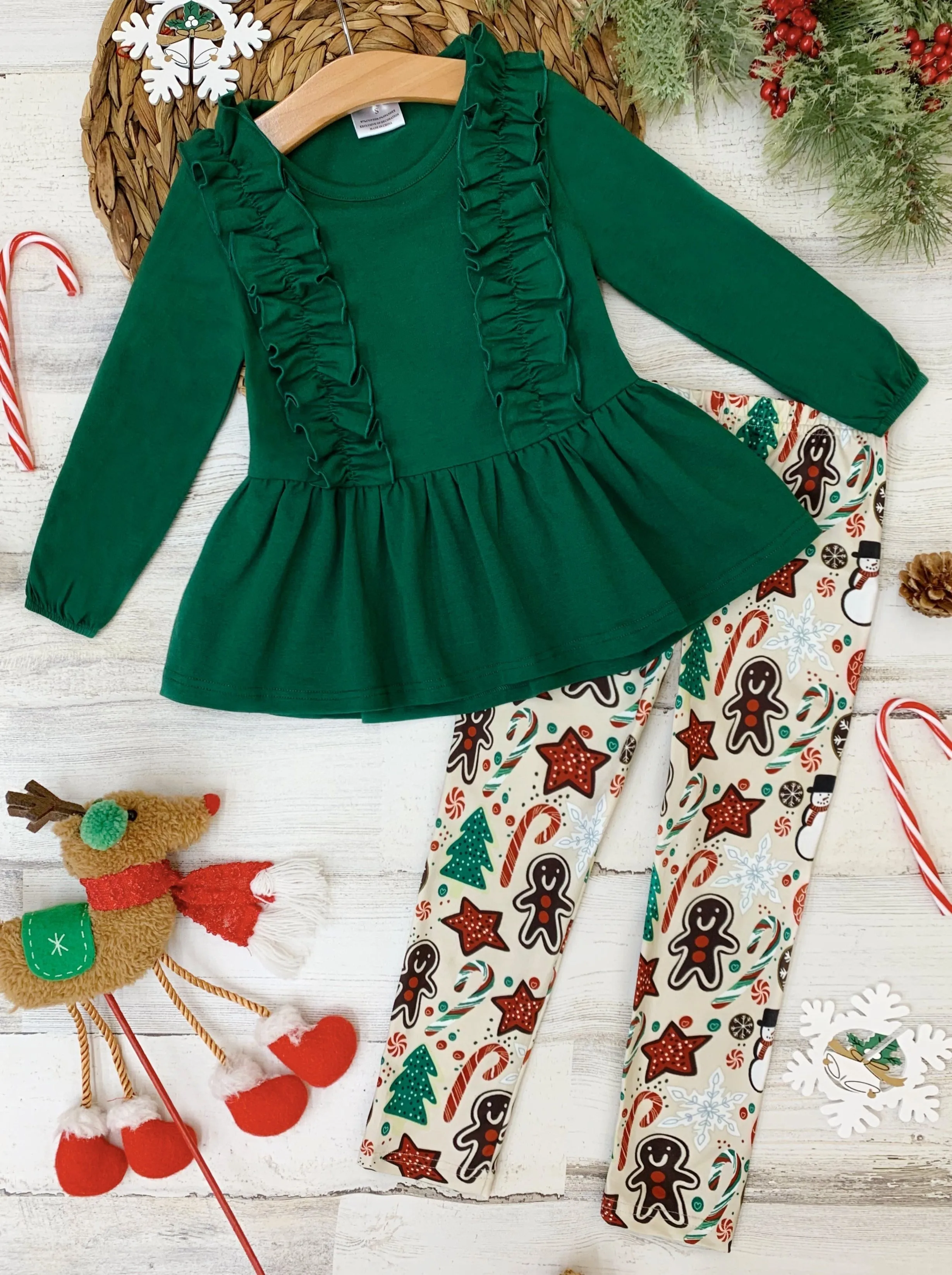 Yule Be Splendid Festive Legging Set